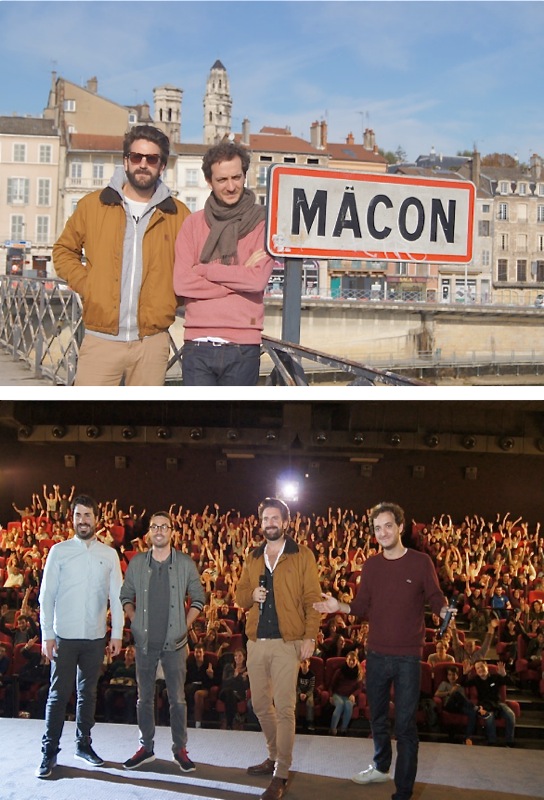 Macon Infos Le Web Journal Du Maconnais Cinema L Equipe Du Film La Folle Histoire De Max Et Leon Est Passee Par Le Cinemarivaux